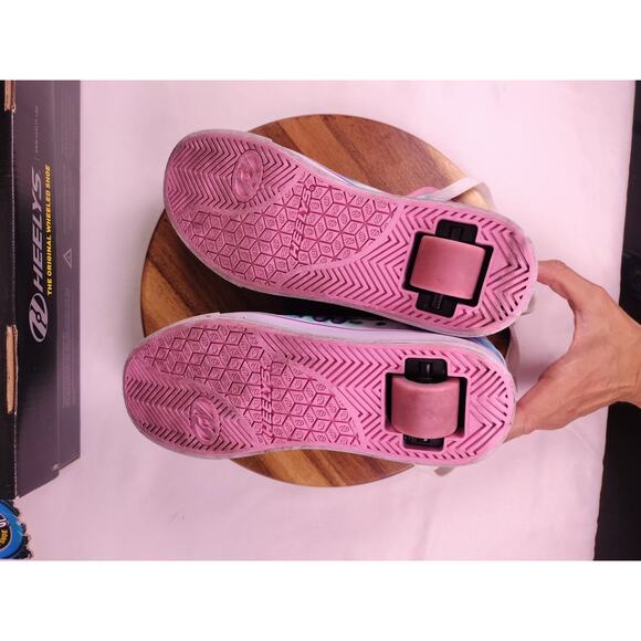 Heelys Veloz White Pink Multi Size 7 - Picture 6 of 8
